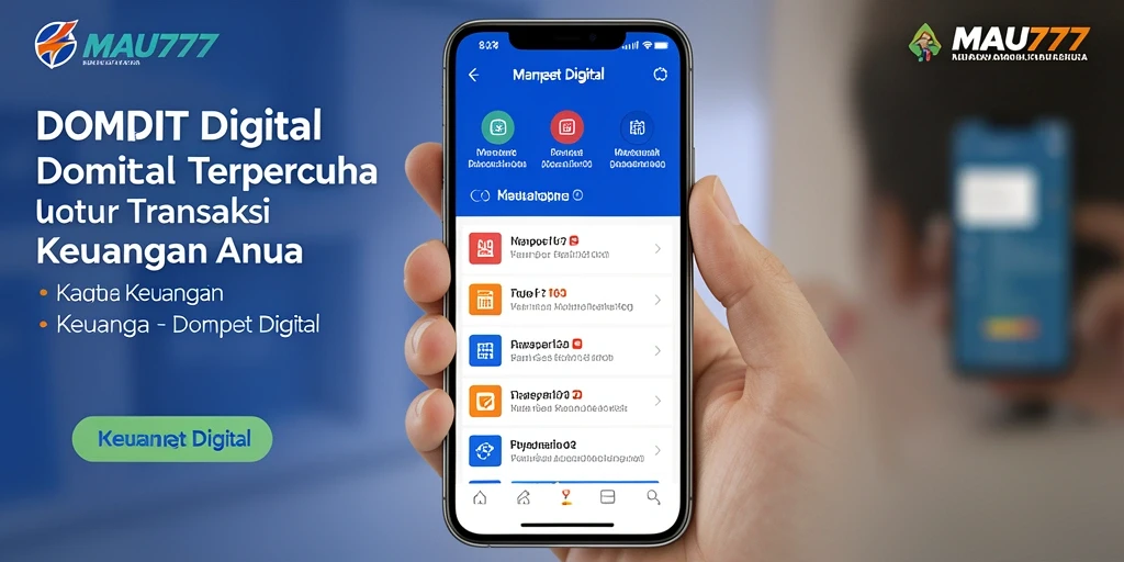Tampilan antarmuka MAU777 yang simpel dan user-friendly.