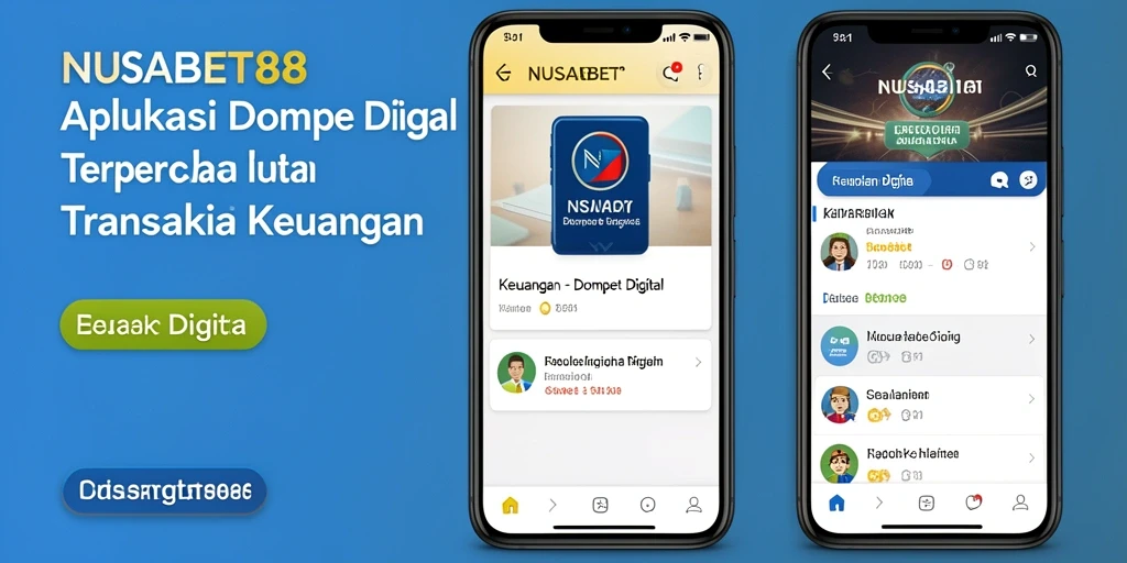 Antarmuka aplikasi NUSABET88 yang modern dan mudah digunakan.