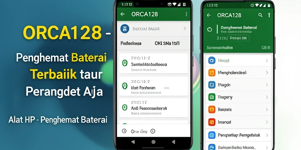 Tampilan antarmuka ORCA128 yang sederhana dan fungsional untuk pengelolaan baterai.