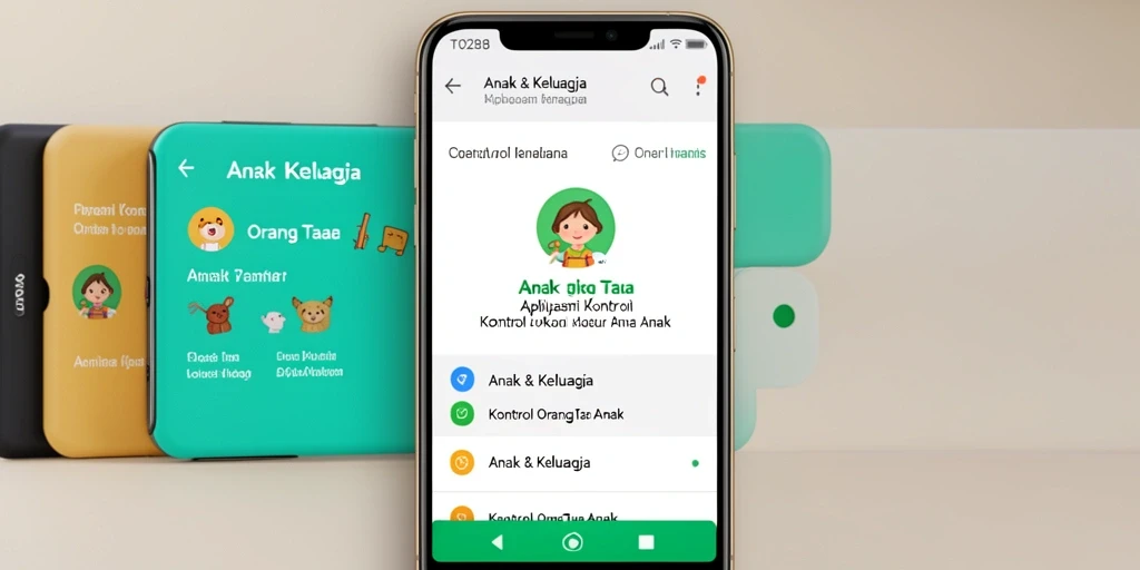 Antarmuka aplikasi TO288 yang mudah digunakan untuk kontrol orang tua.
