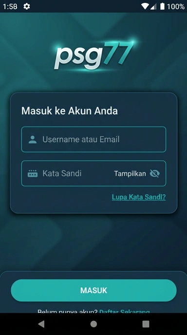 Panduan Login Akun psg77 untuk Pengguna Android
